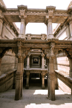 ruins of an old stepwell