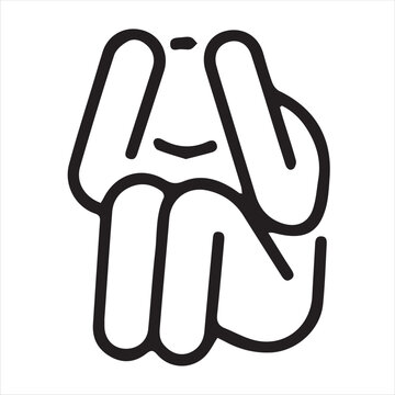 peace symbol on a white background