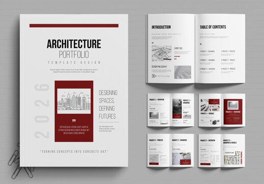 Architecture Portfolio Design Template