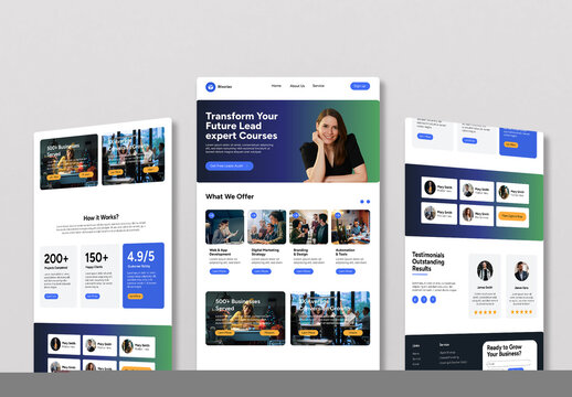 Digital Solutions Creative Landing Page