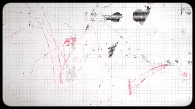 Flickering noisy grunge style film effect overlay loop.
