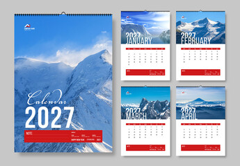 Minimal Calendar Template 2027