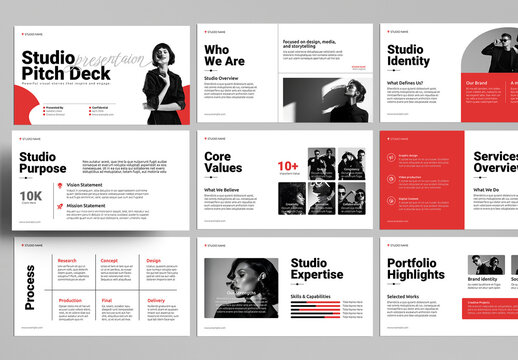 Studio Pitch Deck Presentation