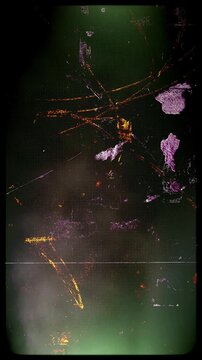 Flickering noisy grunge style film effect overlay loop.
