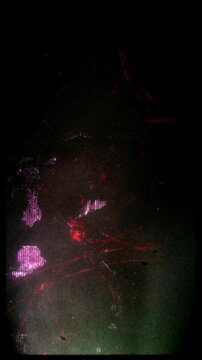 Flickering noisy grunge style film effect overlay loop.
