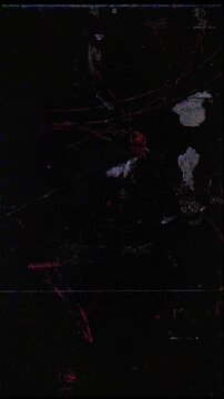 Flickering noisy grunge style film effect overlay loop.
