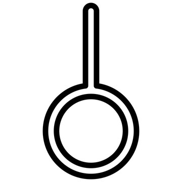 Neutrois symbol. Editable stroke vector icon.