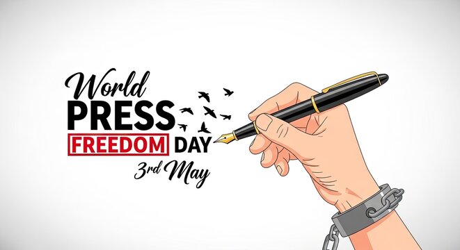 World press freedom day celebrating journalism protecting rights and ensuring free expression