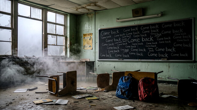 old abandoned building