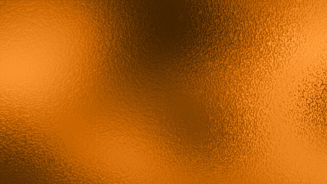 Orange metallic surface with gradient shadows