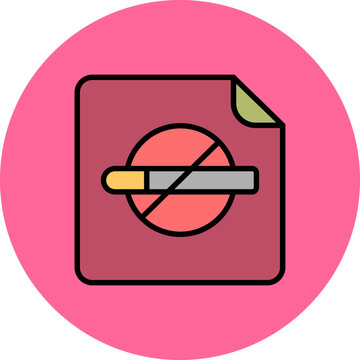Nicotine Patch Icon Design