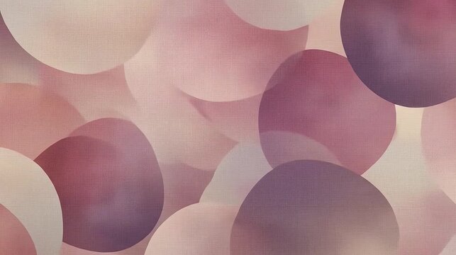 Abstract spherical forms in soft hues for artistic backgrounds