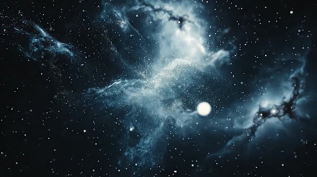 Cosmic cloud formation nebulous swirls of gas and dust in deep space