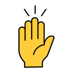 Obraz premium raising hand
