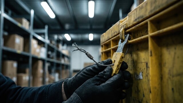 Security Seal Tampering with Broken Chain Evidence in Warehouse Environment