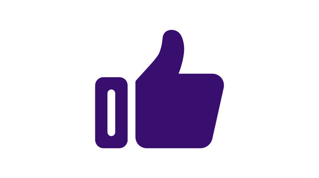 Thumbs Up Like Icon Approval Success Positive Feedback Social Media Marketing