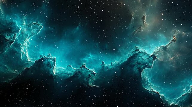 Cosmic nebulae abstract artistic and celestial formation in the universe