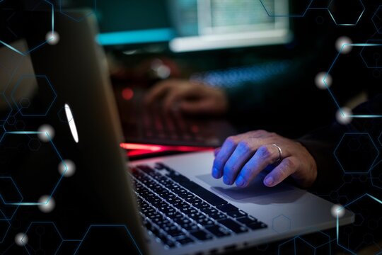 Diverse computer hacking shoot