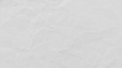 Fototapeta na wymiar Minimalist crumpled white paper texture desktop wallpaper