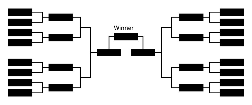 Group stage matches map for sports tournament, team bracket, competition schedule and playoff fixture chart. Football championship, league draw, sporting event infographic design. Flat vector