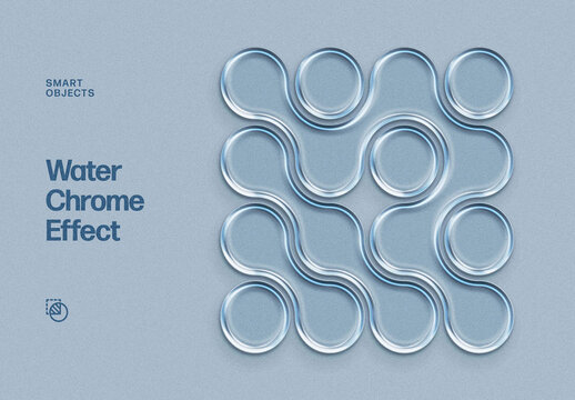 Plastic Transparent Text Effect &ndash; Glass Typography for Logo, Poster & Branding (PSD)