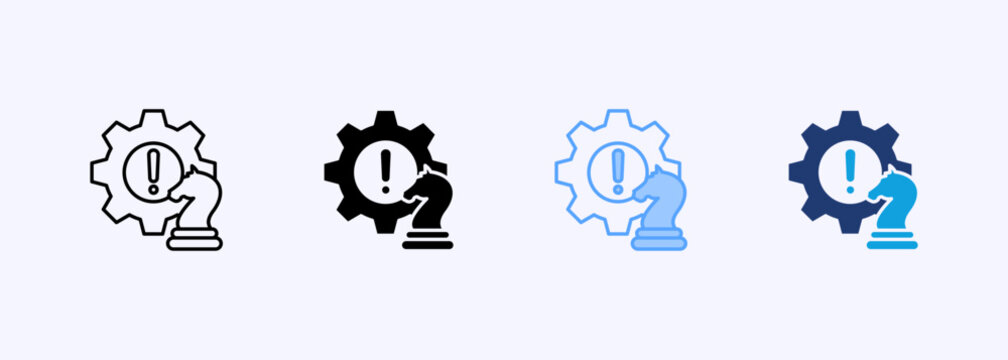 Strategi Icon Set Multistyle Various Collection Element For Design