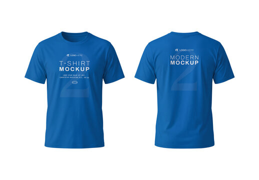 Crew Neck T-Shirt Mockup