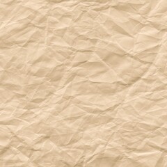 Obraz premium Textured crumpled brown paper background