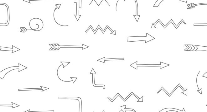 Vector arrows, directional icons, gray line art, navigation symbols, 40 arrow signs