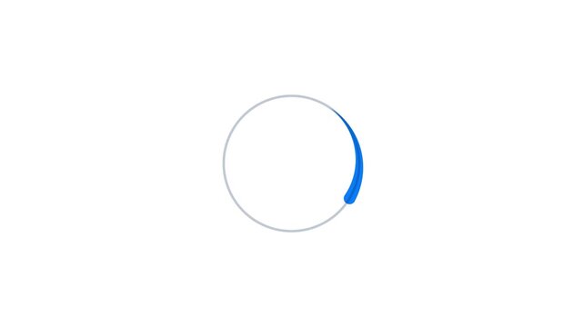 Loading upload download footage white color animation 4k video.
