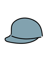 Fototapeta premium Simple Cap Icon – Minimal Line Vector Illustration