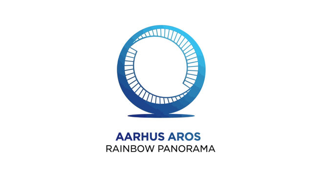 Aarhus Aros Rainbow Panorama Logo - Modern Design and Branding.