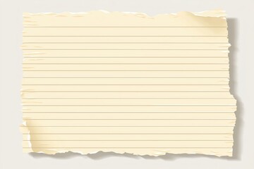 Fototapeta premium Torn Note Paper Overlay 