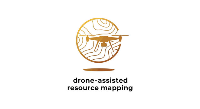 Drone-Assisted Resource Mapping - Aerial Technology for Surveying and Analysis.