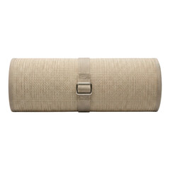 Naklejka premium Ancient rolled parchment with handwritten musical notation from a historical manuscript