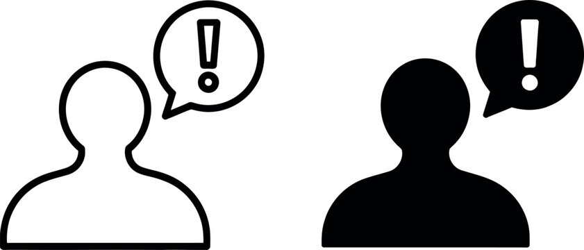 Two silhouetted figures expressing surprise in conversation