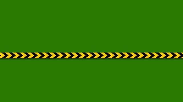 animated police line boundary fence