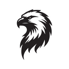 Fototapeta premium eagle head vector