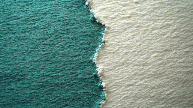 The boundary between waves and foam