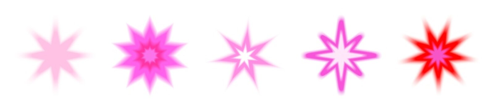 Vibrant starburst gradient design