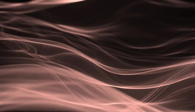 Flowing red silk and satin fabric background with soft waves of dark motion and a smooth liquid texture design