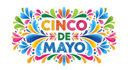 Fototapeta premium Cinco de mayo floral design a vibrant celebration of mexican heritage