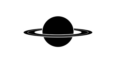 Saturn planet with ring system. © Rendi