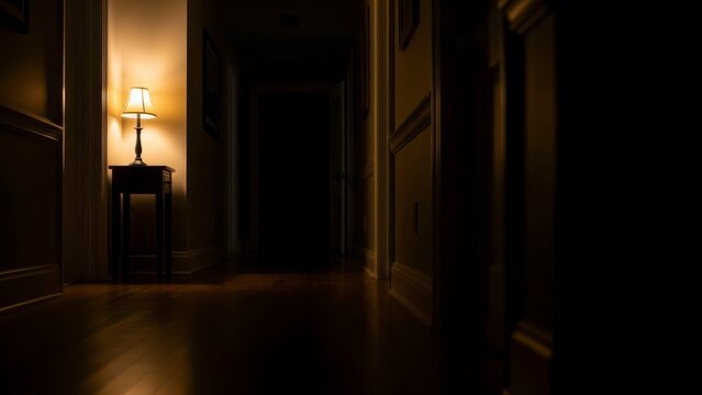 Dark hallway