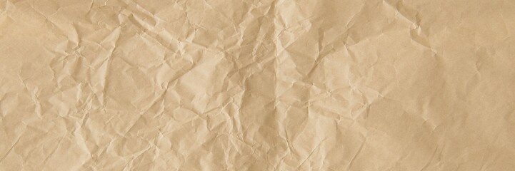 Fototapeta premium Brown crumpled paper background
