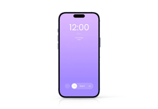 Smartphone Screen Mockup Template