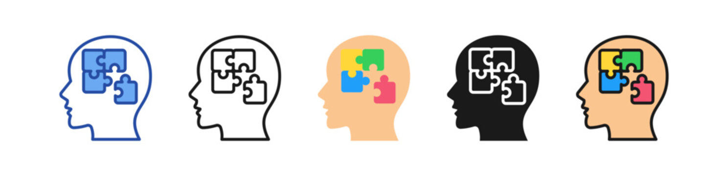 Self Awareness Icon Multi Style Illustration