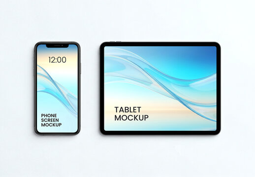 Phone & Tablet Screen Mockup