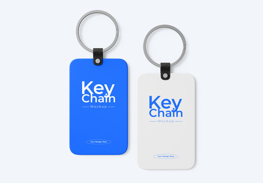 Keychain Mockup PSD