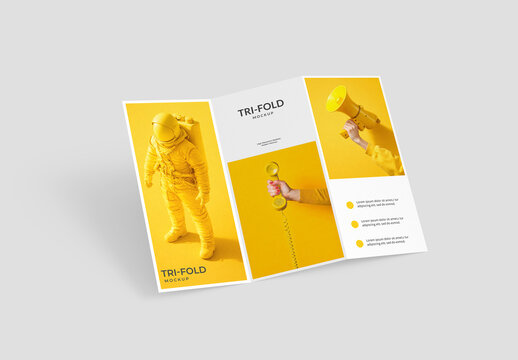 Tri-Fold Mockup PSD